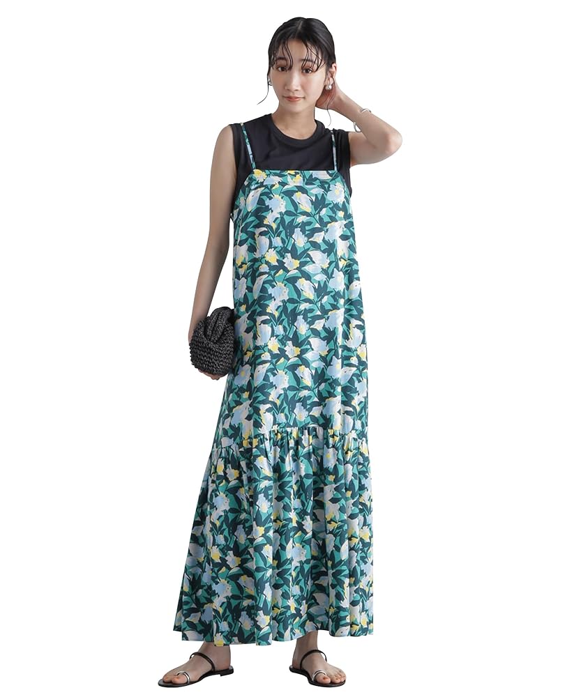 Amazon.co.jp: [ナノ・ユニバース] ボタニカルプリントキャミ